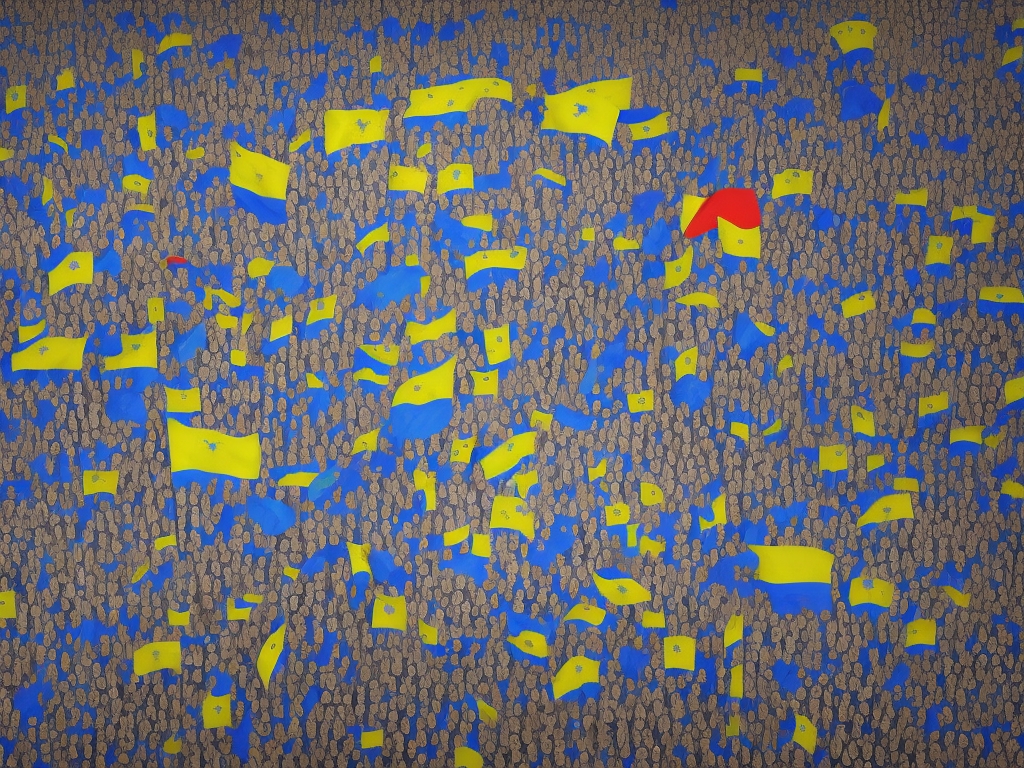 AI illustration of The Ukrainian General Staff reported that the Russian military suffered losses of 1,240 soldiers and one helicopter wi...