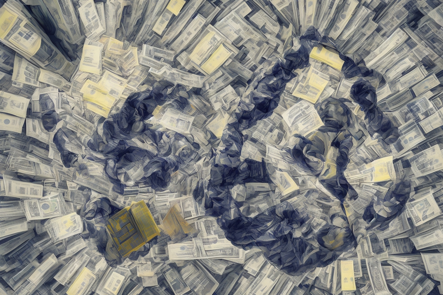 AI illustration of The National Bank of Ukraine conducted currency exchange operations to strengthen cash reserves and address liquidity...