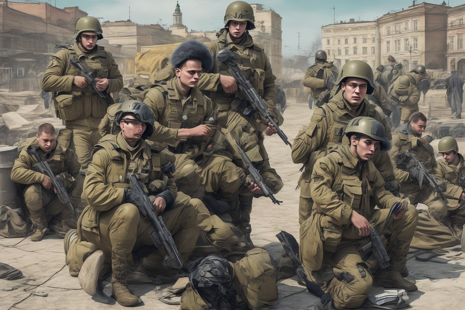 AI illustration of The growth in military tax revenue reflects strong contributions from key regions, especially Kyiv. This funding is es...