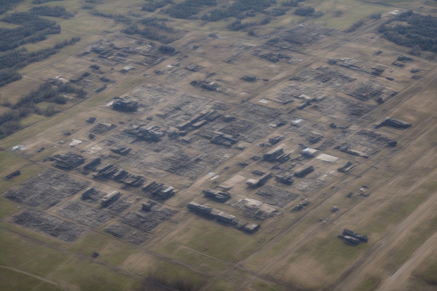 AI illustration of The airstrike on the Krymnii El plant has significantly damaged its operations, impacting Russian military logistics....