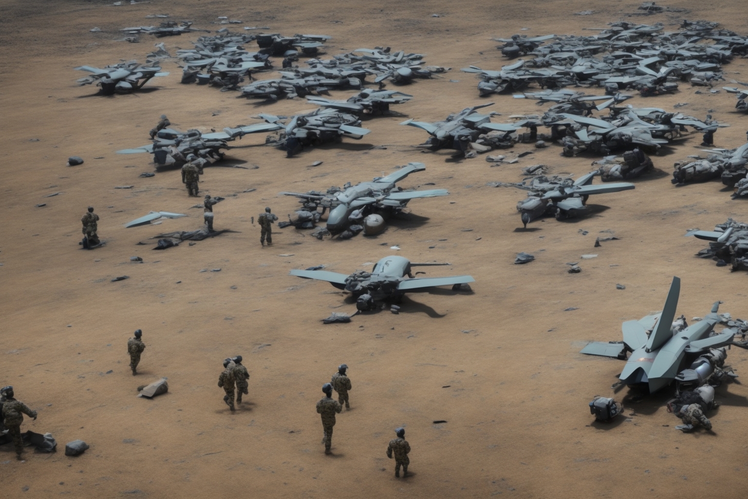 AI illustration of The Ukrainian Defense Forces reported 121 combat clashes on March 7, with marked escalation in drone activity. This tr...