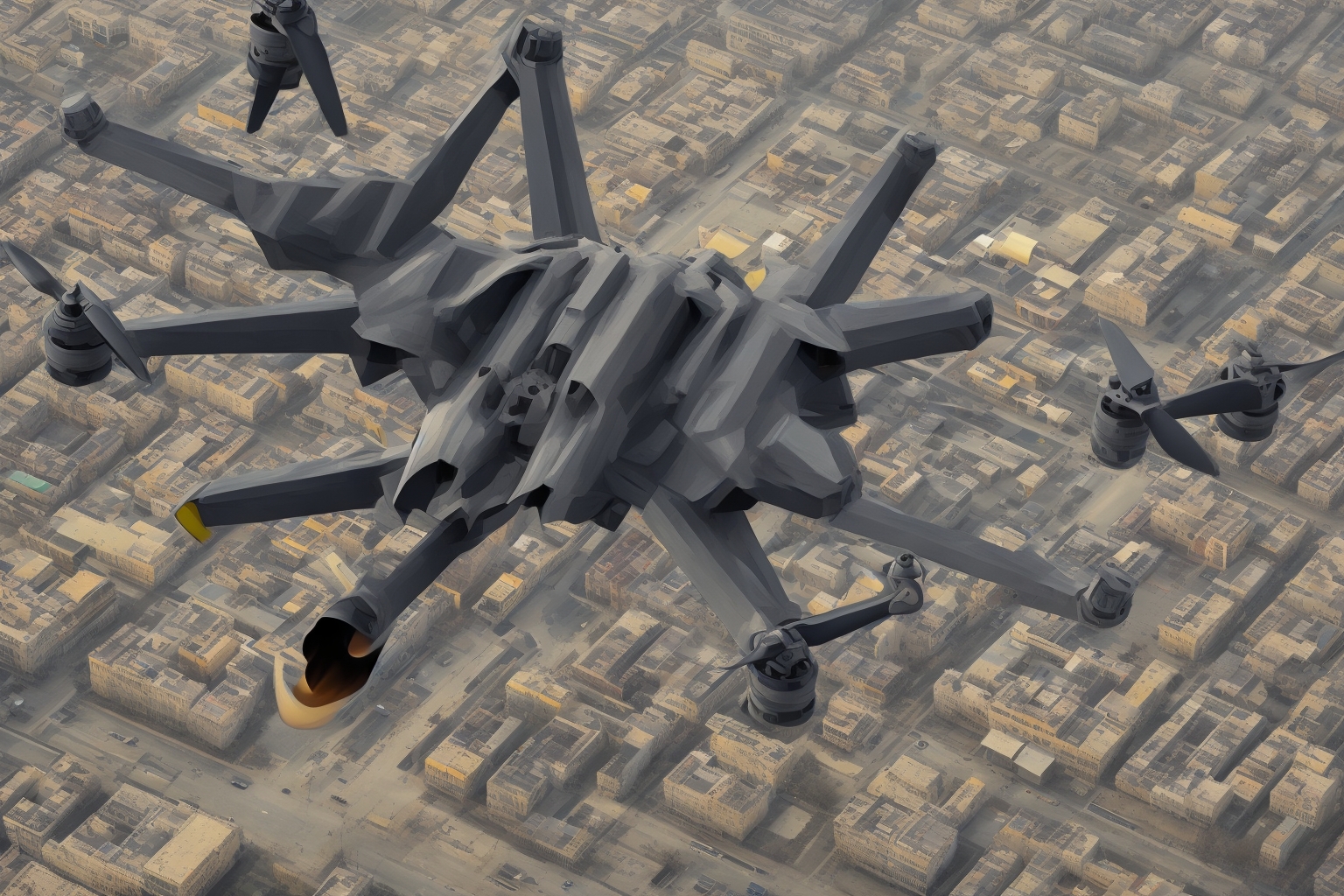 AI illustration of Ukraine's air defense forces intercepted 122 out of 137 drones launched by Russia on March 9, as reported by the Armed...