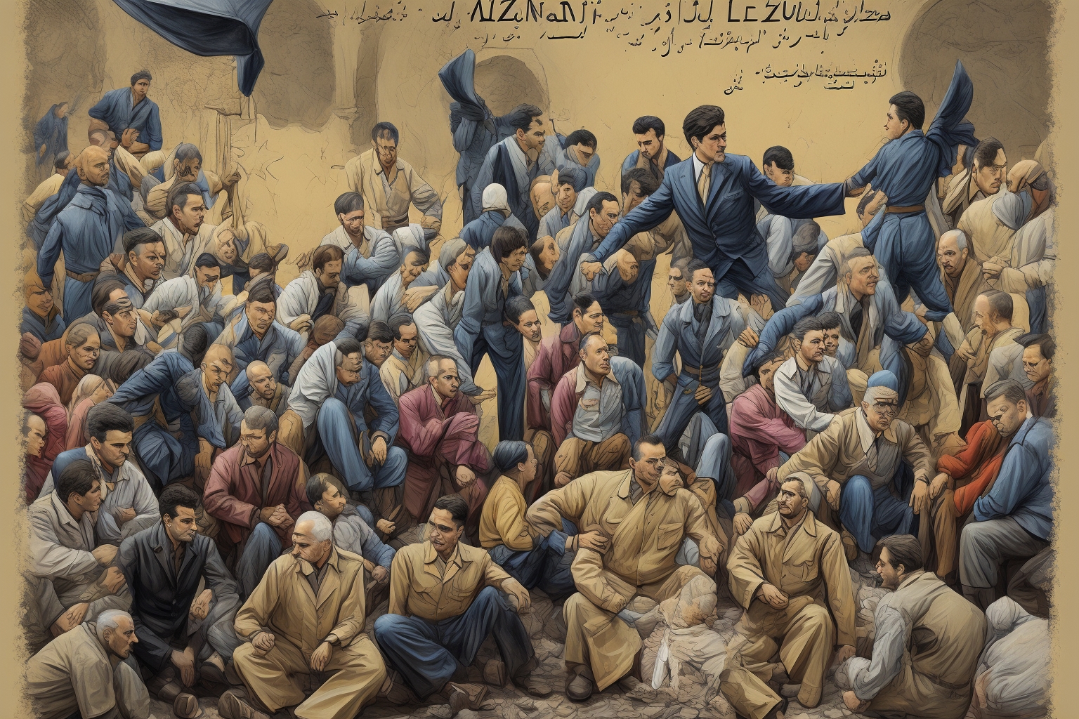 AI illustration of Ukrainians in Lebanon celebrated Taras Shevchenko's 212th birthday with a performance that highlighted his cultural si...