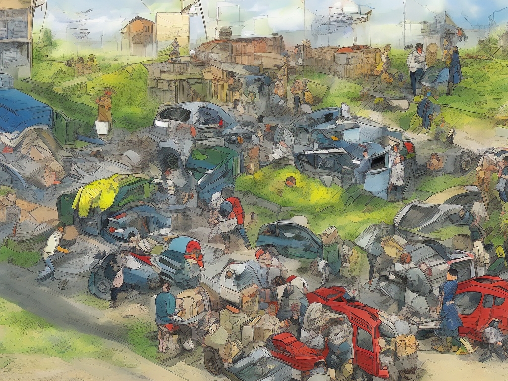AI illustration of Ukrainian juvenile police have documented an alarming tally of over 2,000 offenses against children since the start of...