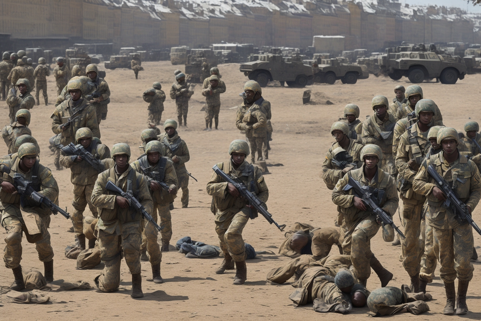 AI illustration of The Kremlin's updated strategy marks a departure from previous recruitment methods, involving more formal channels acr...