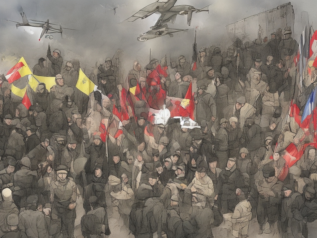 AI illustration of President Zelensky revealed that U.S. military representatives are interested in Ukraine's strategies against Shahed d...