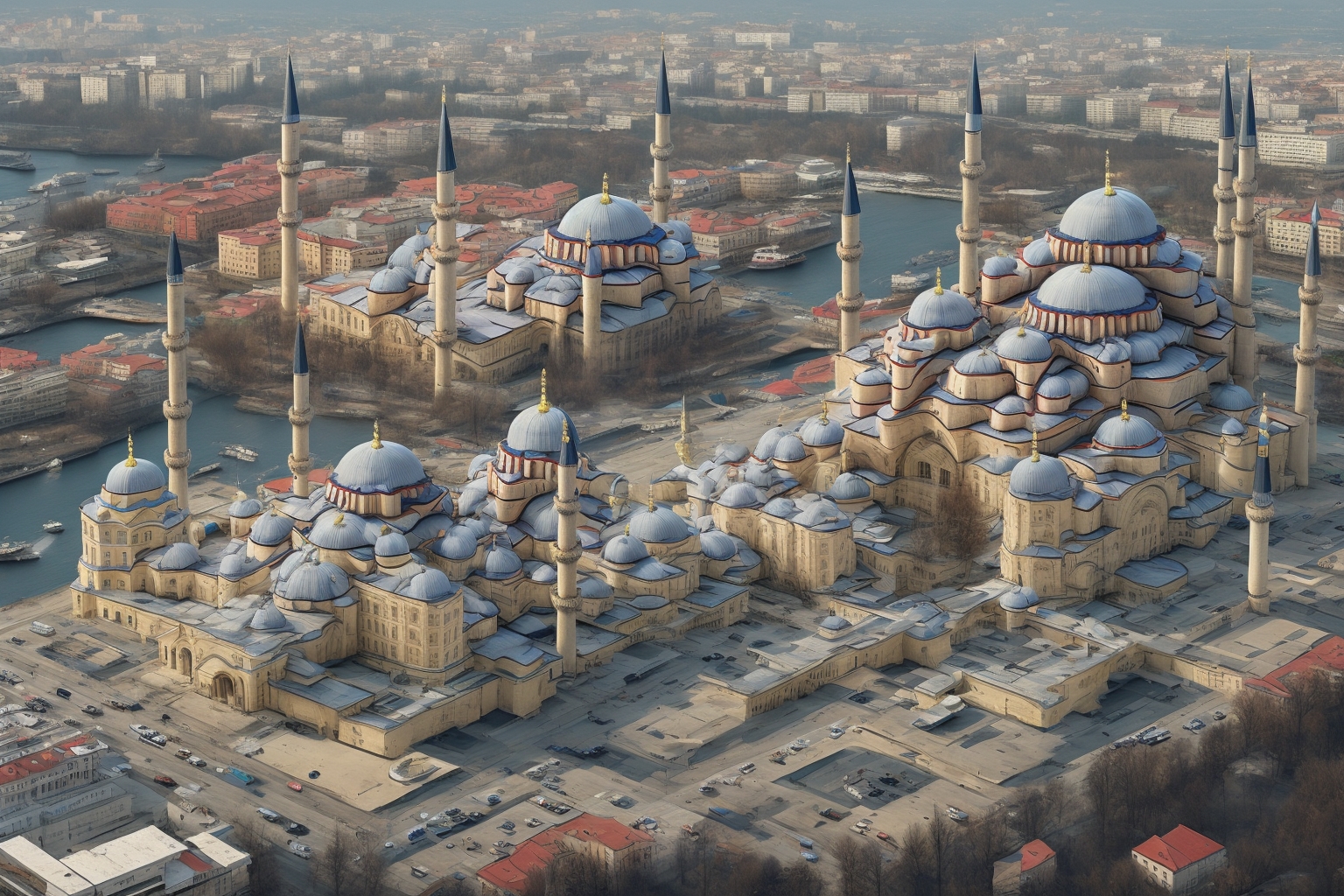 AI illustration of Ukraine's Office of the President has officially dismissed claims of planned tripartite discussions with the US and Ru...