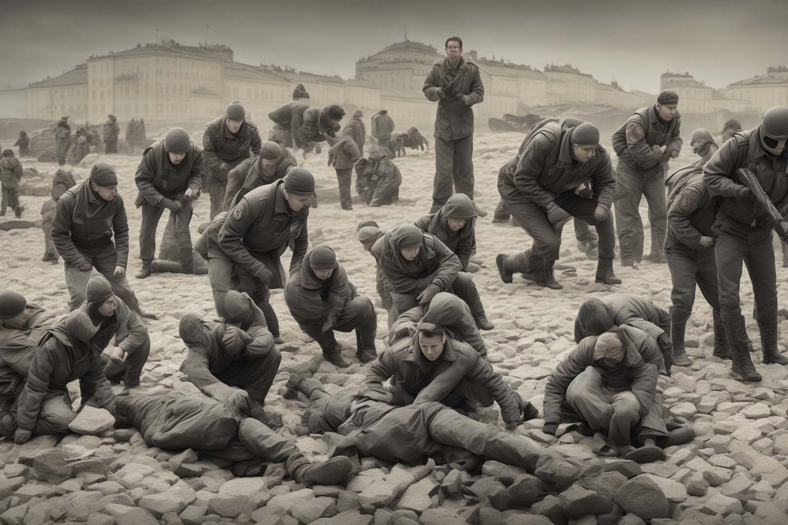 AI illustration of The Ukrainian community, alongside their embassy, halted a screening of a pro-Russian documentary aimed at distorting...