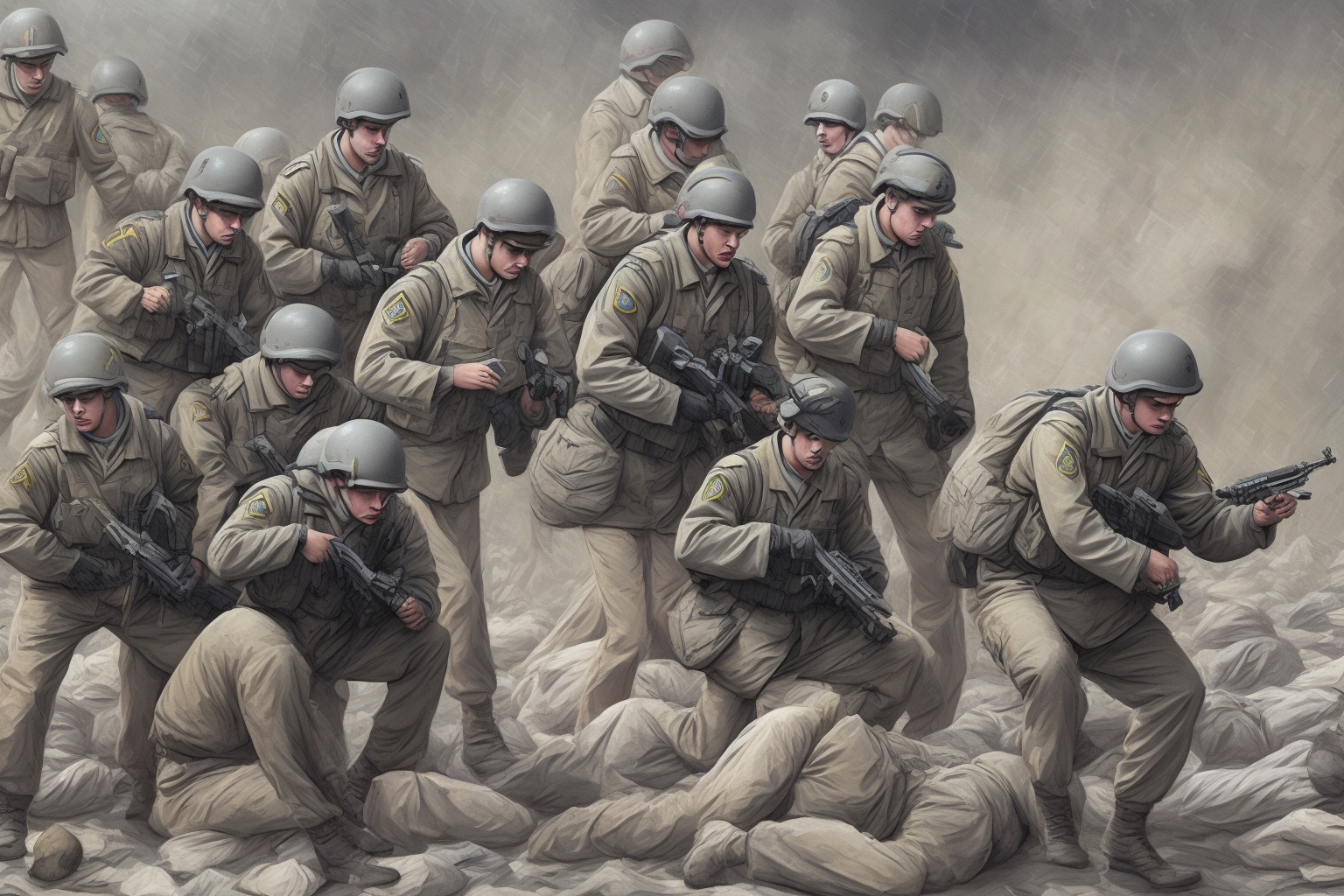 AI illustration of Released military personnel will receive a one-time payment and ongoing annual compensation, along with medical suppor...