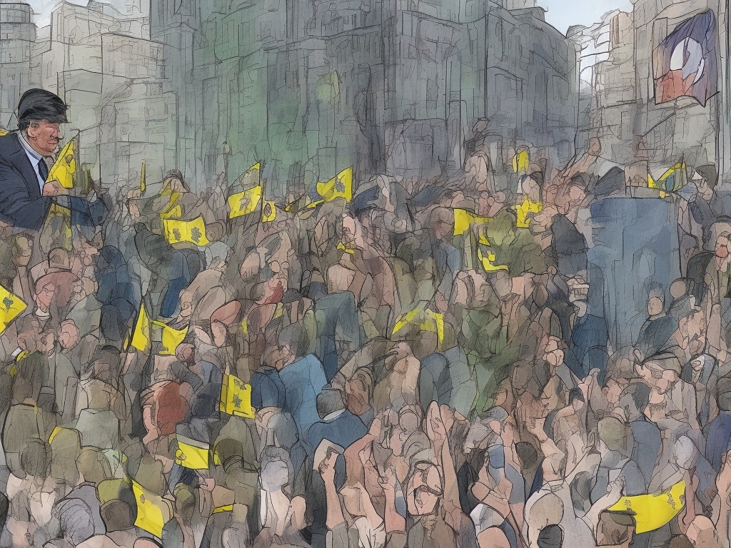 AI illustration of Donald Trump has publicly challenged President Zelensky's humanitarian efforts in the Middle East, suggesting they may...