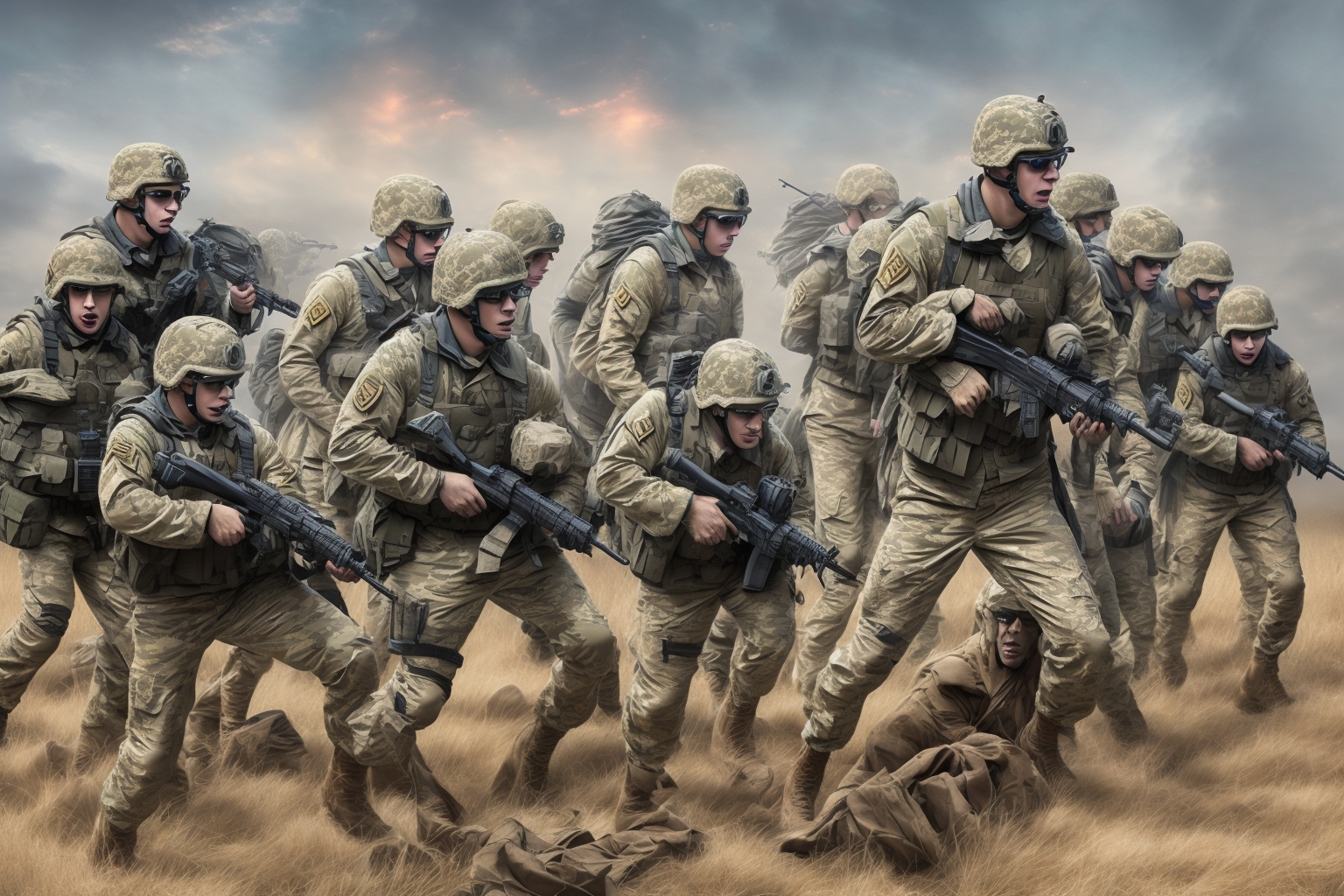 AI illustration of An agreement has been reached for Ukrainian military trainers to improve the German army's readiness against potential...