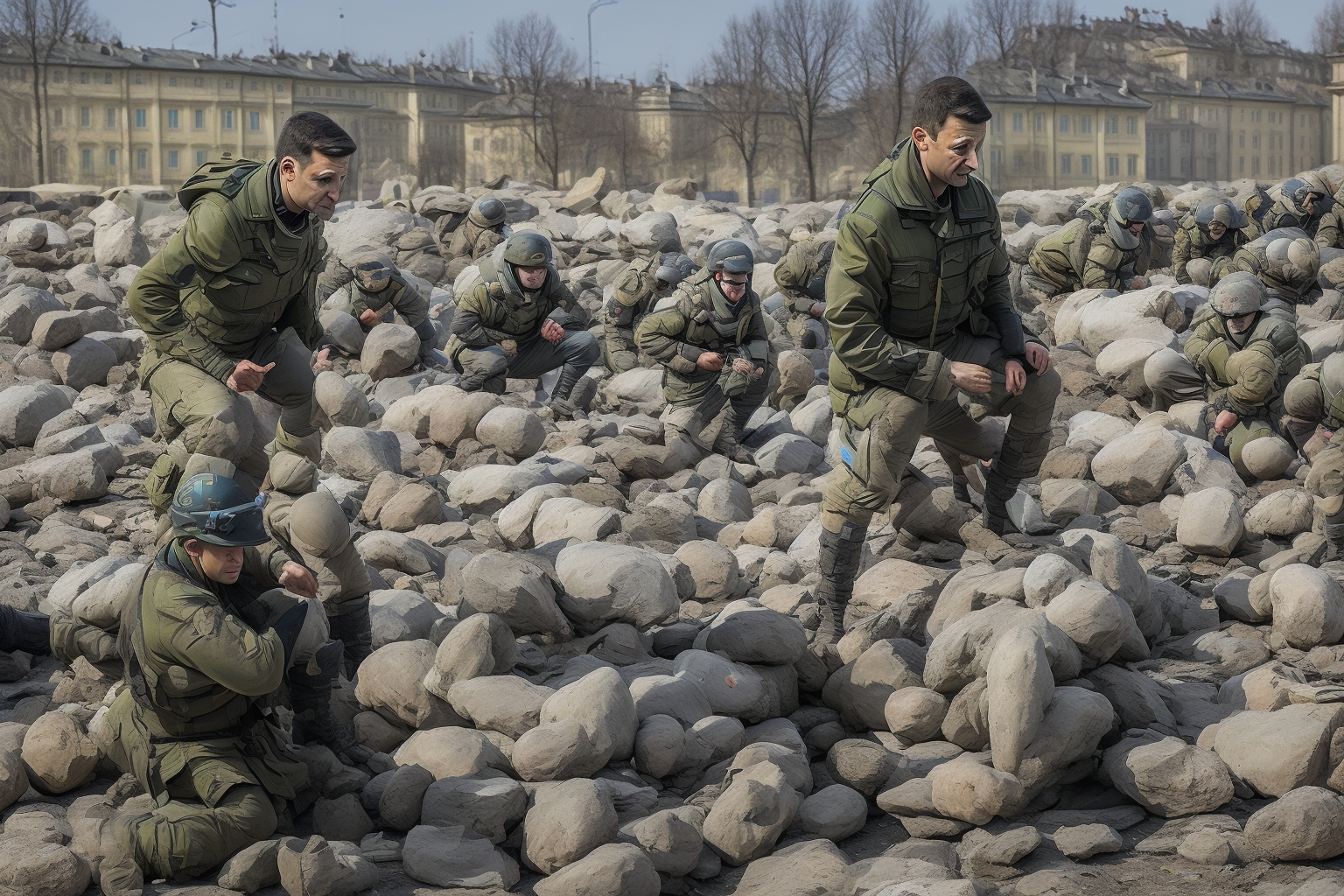 AI illustration of Zelensky's upcoming talks aim to secure critical defense measures for Ukraine amidst ongoing military threats. The urg...