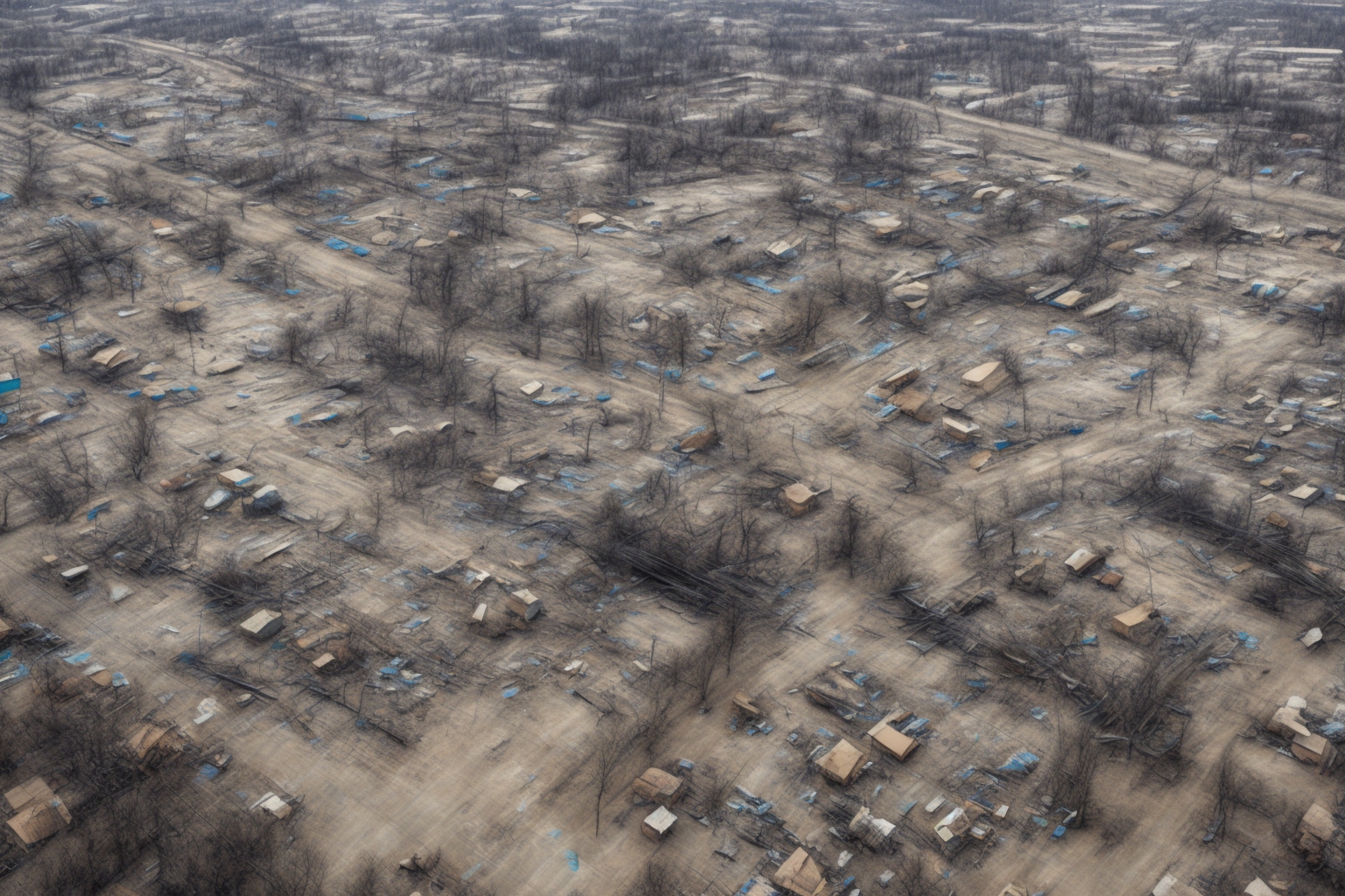 AI illustration of On March 8, scheduled power outages will be implemented in several Ukrainian regions due to damage from missile and dr...