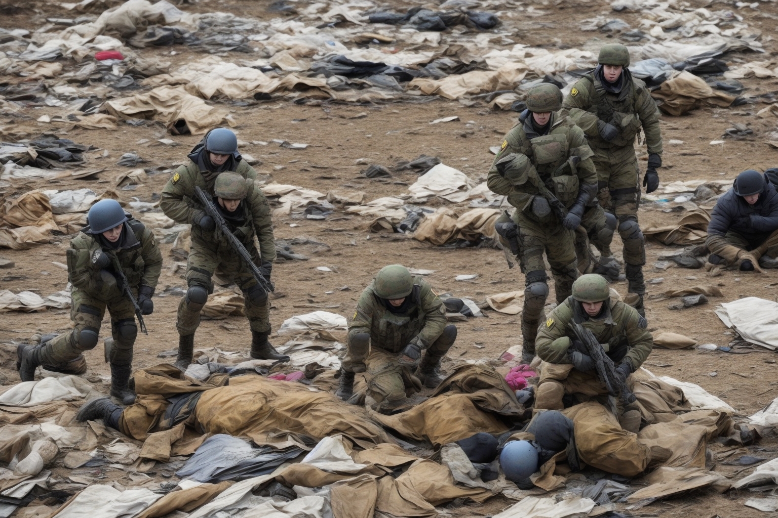 AI illustration of Russia's military faced significant losses, including 810 troops in the last 24 hours. Overall personnel losses now st...