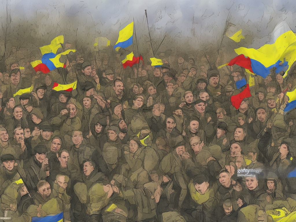 AI illustration of Recent Ukrainian military assessments reveal substantial Russian losses, totaling 940 soldiers in one day, amid ongoin...