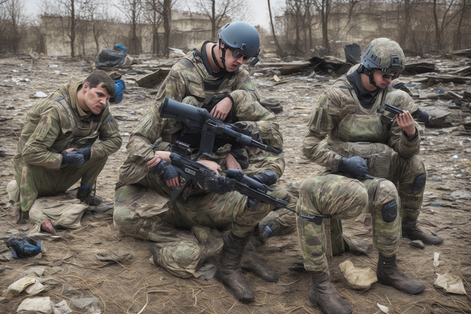 AI illustration of Developed by Ukrainian engineers, the Chipa system offers a new method for intercepting FPV drones using a net-launchi...