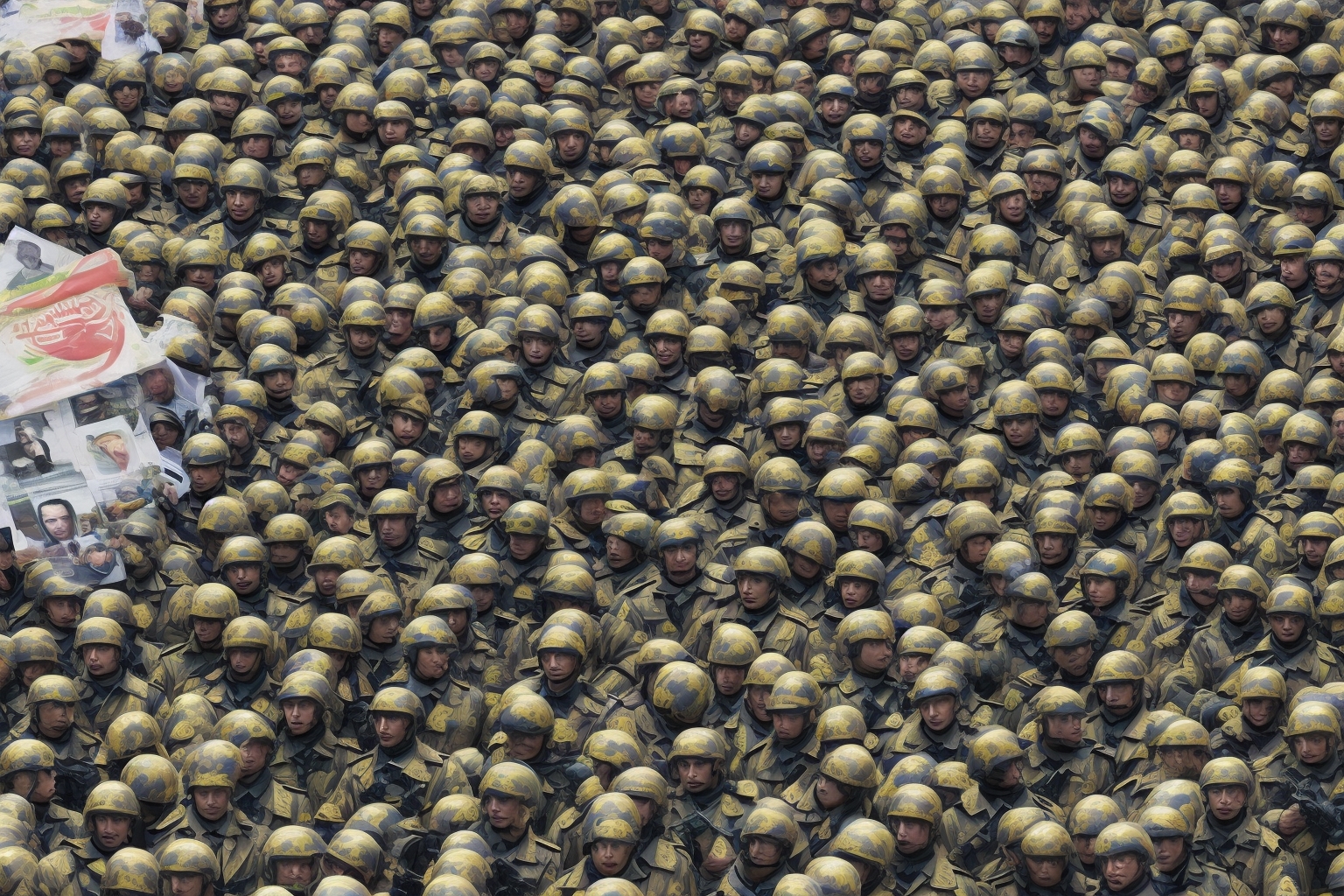 AI illustration of The SBU has arrested a former serviceman along with 18 accomplices involved in a scheme to illegally produce fake secu...