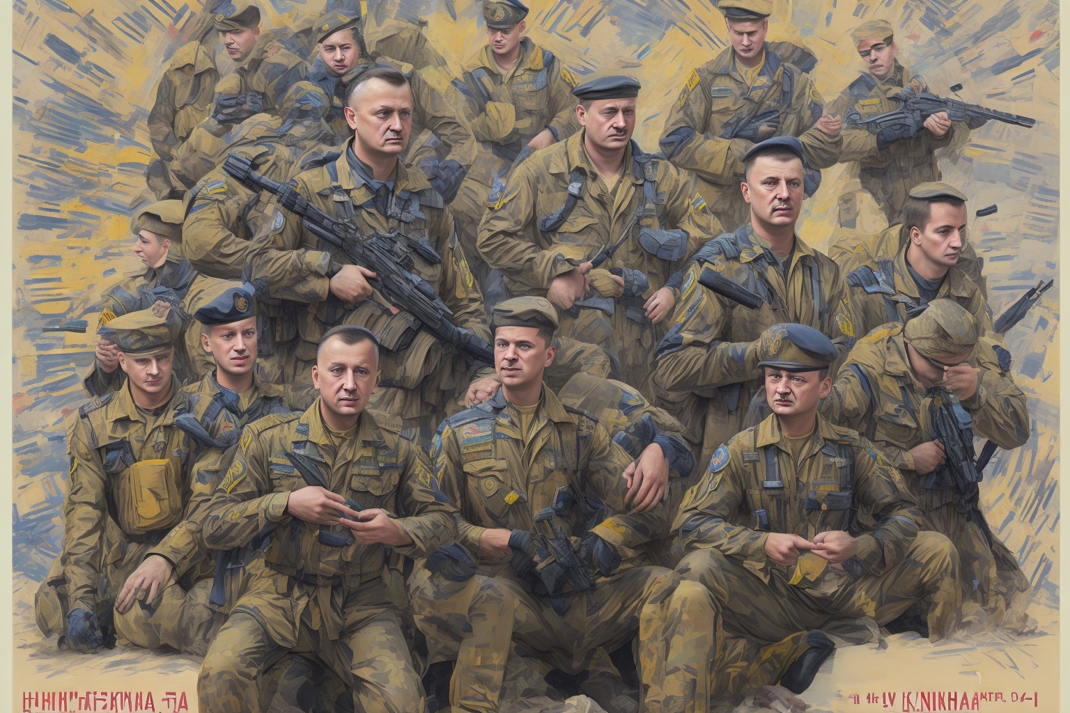 AI illustration of Zhytomyr held a farewell for Colonel Oleksandr Dovhah, whose death in combat was marked by military honors, public tri...