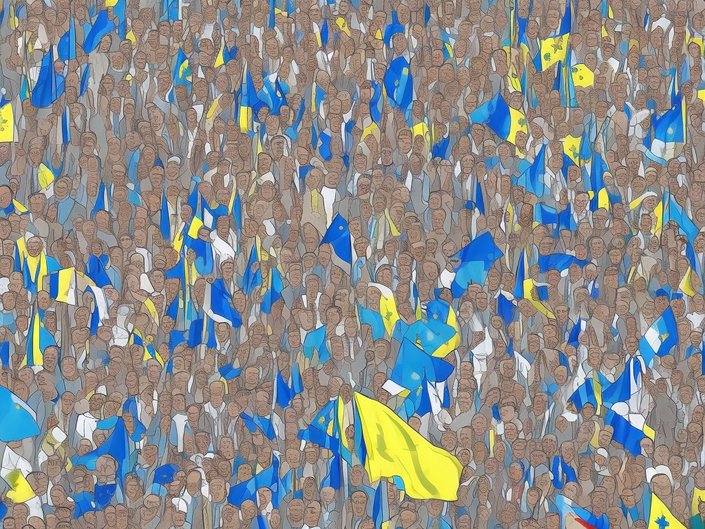 AI illustration of The visit demonstrates NATO’s support for Ukraine, focusing on training programs and military exercises. Plans for a N...
