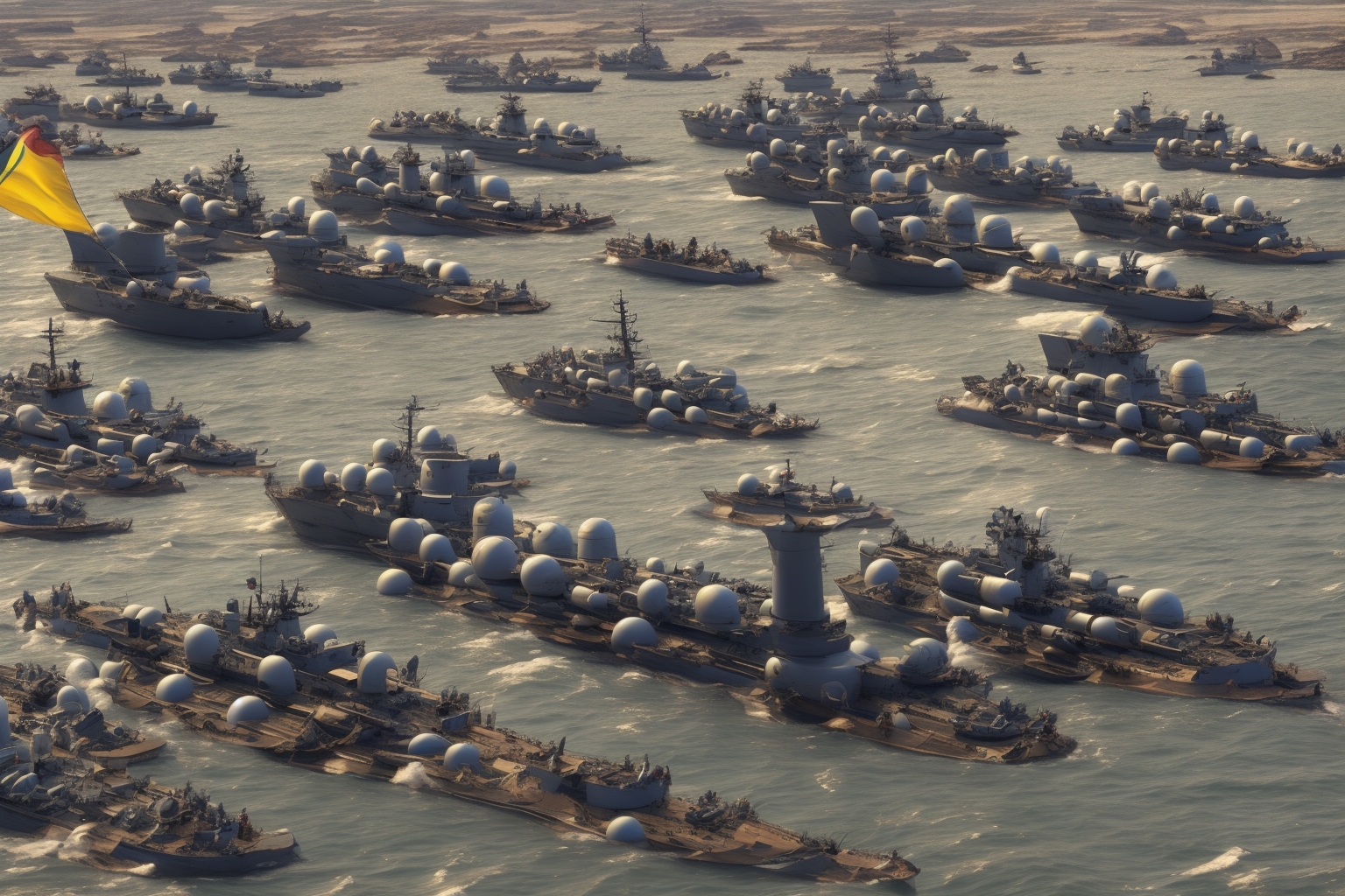 AI illustration of The U.S. operation represents a critical blow to Iran's maritime strength and raises urgent questions about its naval...