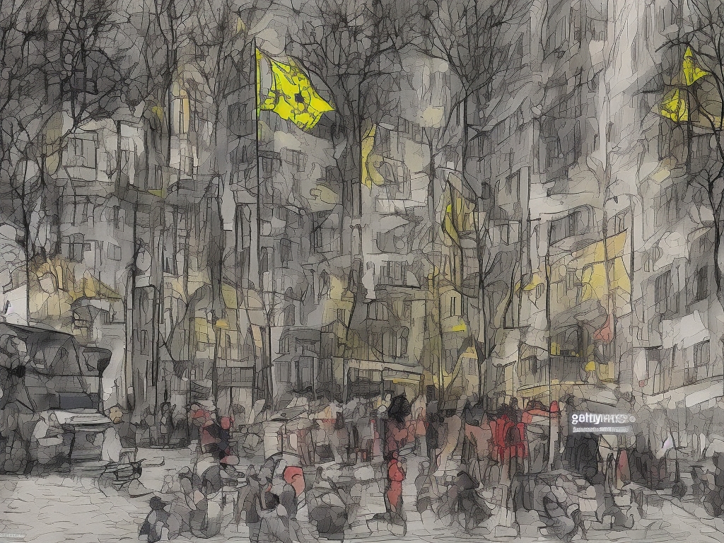 AI illustration of The conversation examined the complexities of the Ukraine conflict and tensions in the Middle East, underscoring the i...