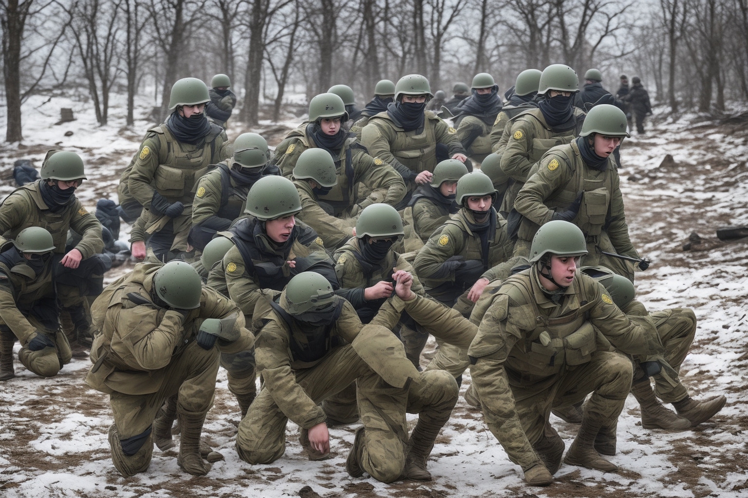 AI illustration of Fighting is intense in the Pokrovsk, Kostiantynivka, and Huliaipole areas. Russian forces conducted extensive airstrik...