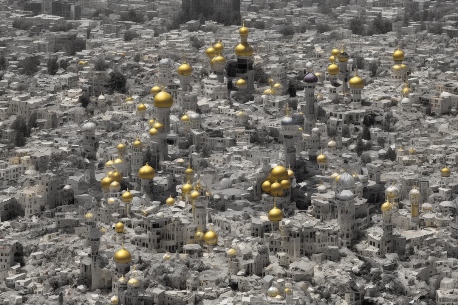 AI illustration of Ukraine's President engaged in crucial talks with Qatar's Amir, emphasizing the immediate need for a unified stance ag...