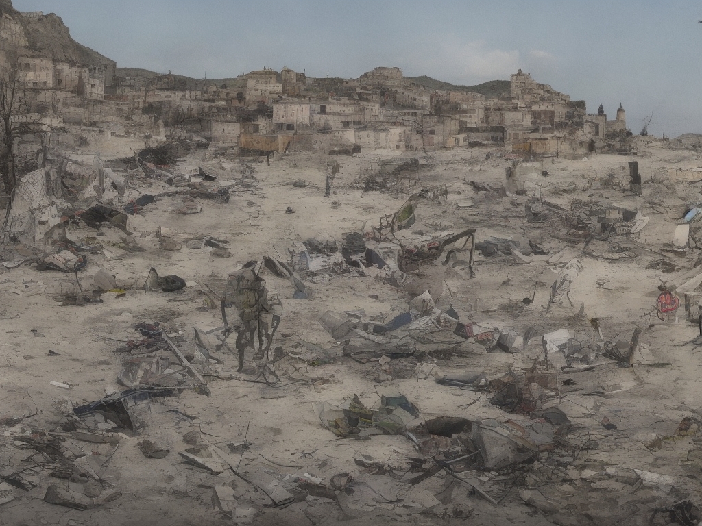 AI illustration of This military action is part of Ukraine's ongoing strategy to weaken Russian capabilities in occupied regions. Assessm...