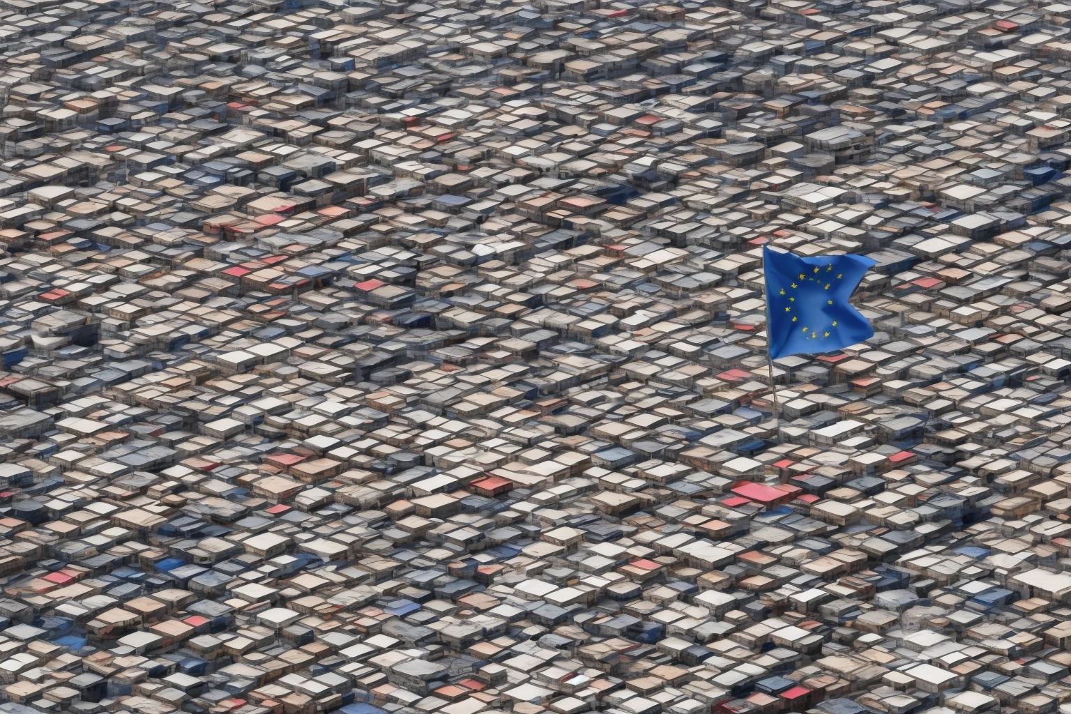 AI illustration of During a crucial timeframe for Ukraine, Zelensky pressed the EU for swift action on sanctions against Russia and the r...