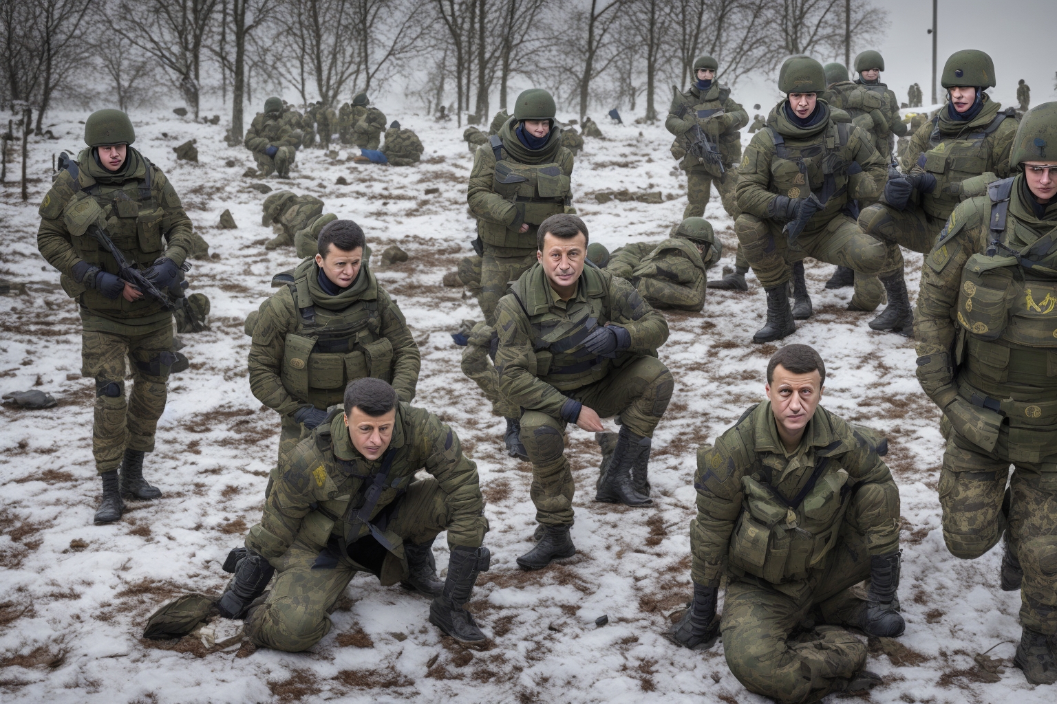 AI illustration of Zelensky highlighted key military successes and the importance of enhanced European financial aid during a recent disc...