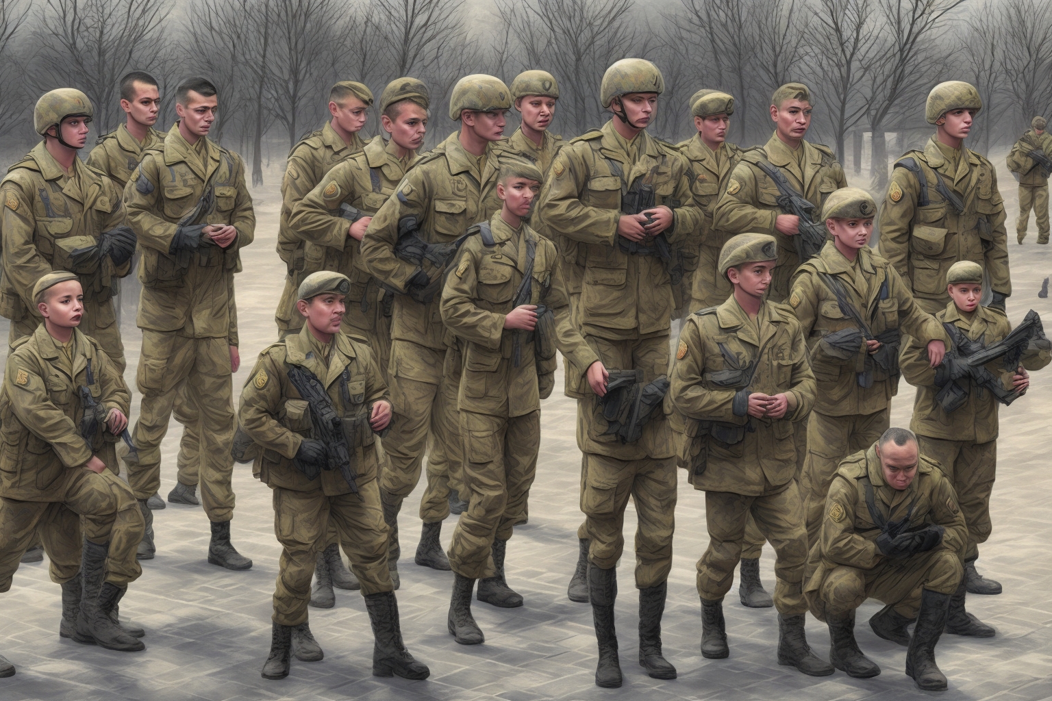 AI illustration of The updated model aims to enhance support for families dealing with the absence of missing servicemen, particularly fr...