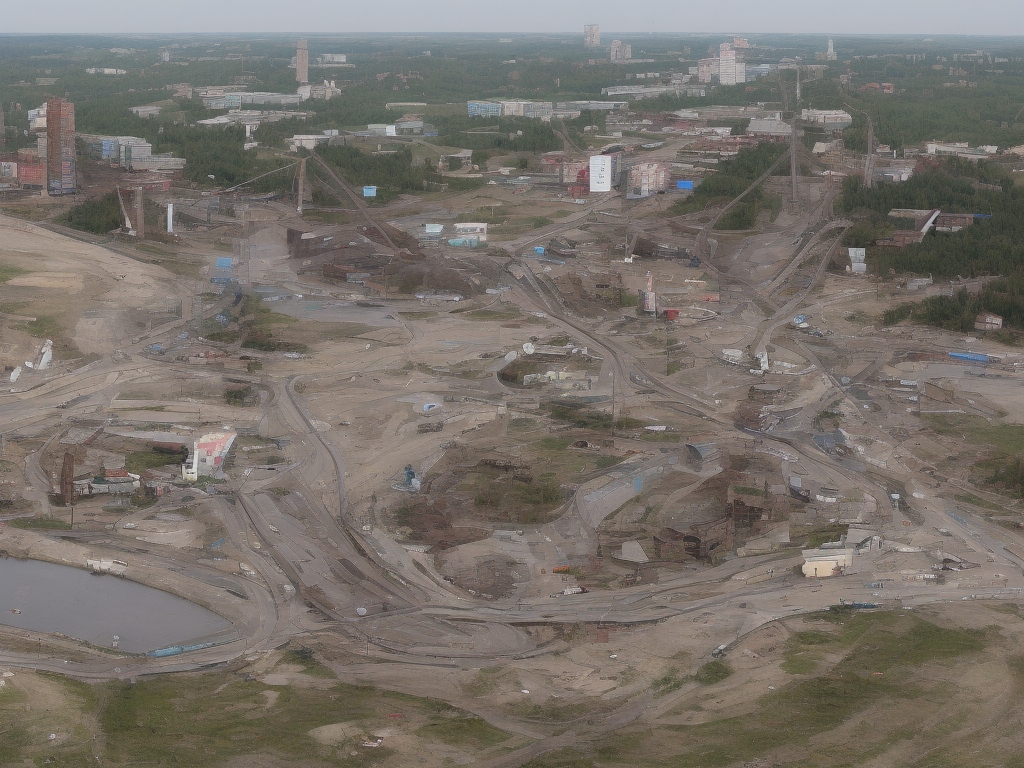 AI illustration of A Russian strike on Slavutych in the Kyiv region has resulted in a total power outage affecting 21,000 residents, as r...