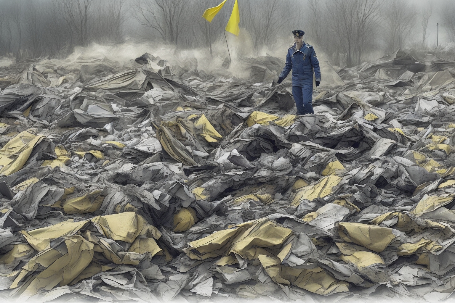 AI illustration of Ukrainian Foreign Minister Andriy Sibiga has urged the global community to enhance efforts against Russia after a miss...