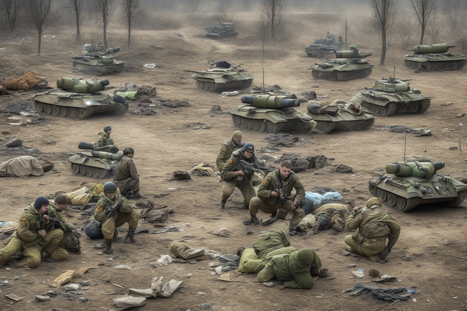 AI illustration of The recent uptick in violence showcases a concentrated assault in the Pokrovsk sector and other regions. Ukrainian def...