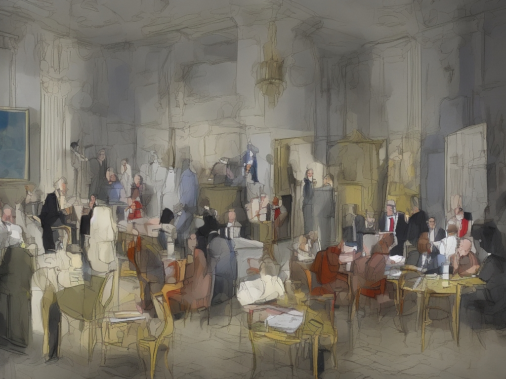 AI illustration of At a recent OSCE meeting, Ukraine urged the international community to intensify sanctions on Russia to halt the produ...