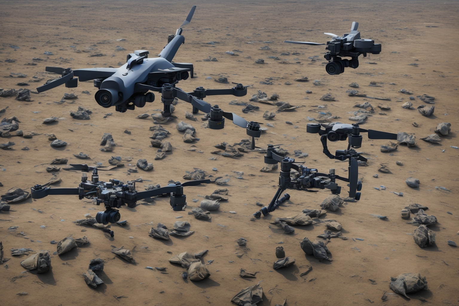 AI illustration of Ukrainian specialists are set to collaborate with Middle Eastern nations to enhance their drone interception capabilit...