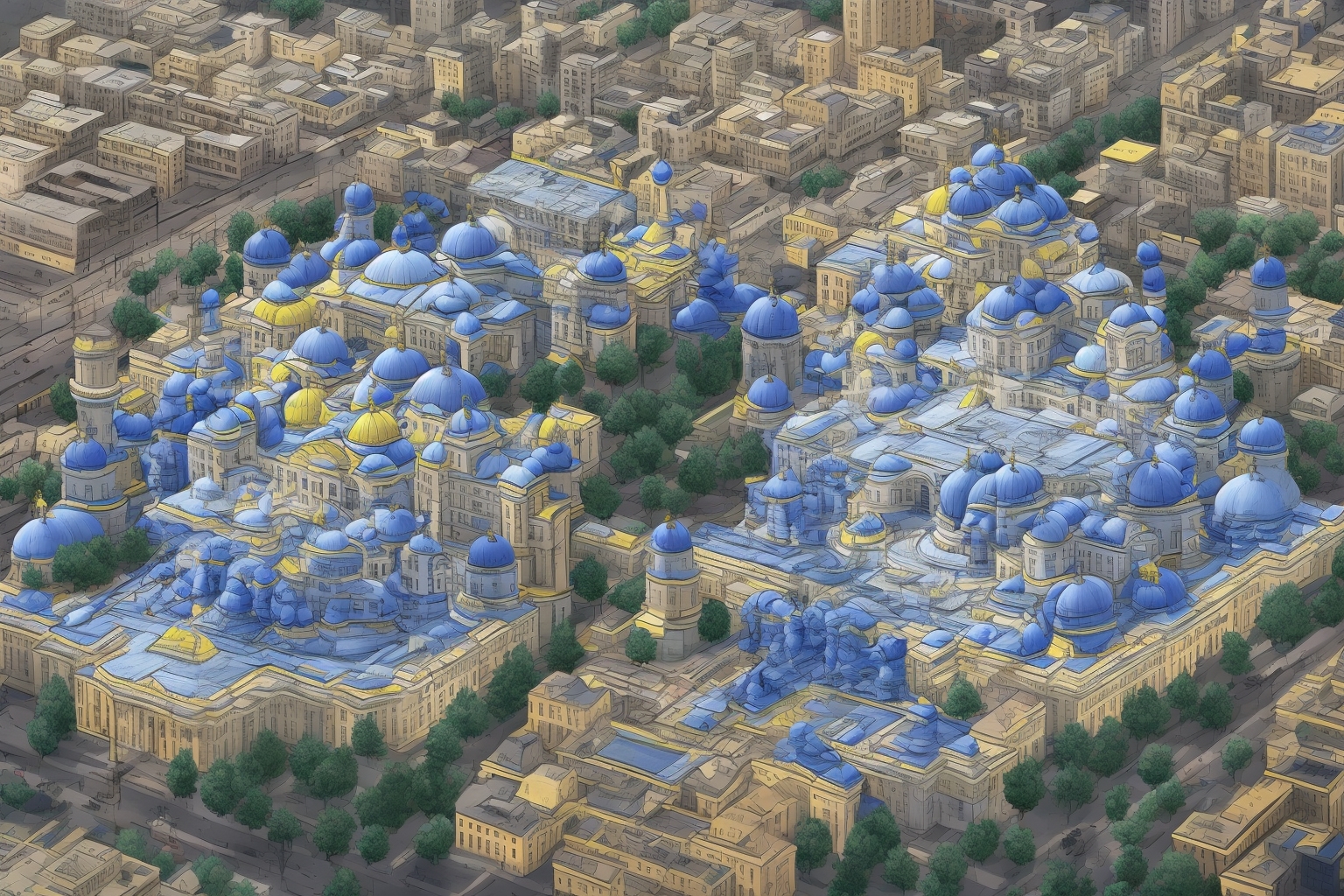 AI illustration of The Office of the President of Ukraine has unequivocally dismissed reports alleging that trilateral talks with the US...