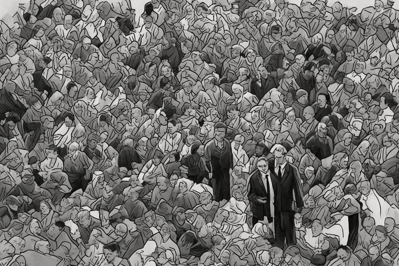 AI illustration of 'UnKrieg: Chaos und Ordnung' shines a light on the resilience of Ukrainian refugees. The performance serves as an arti...