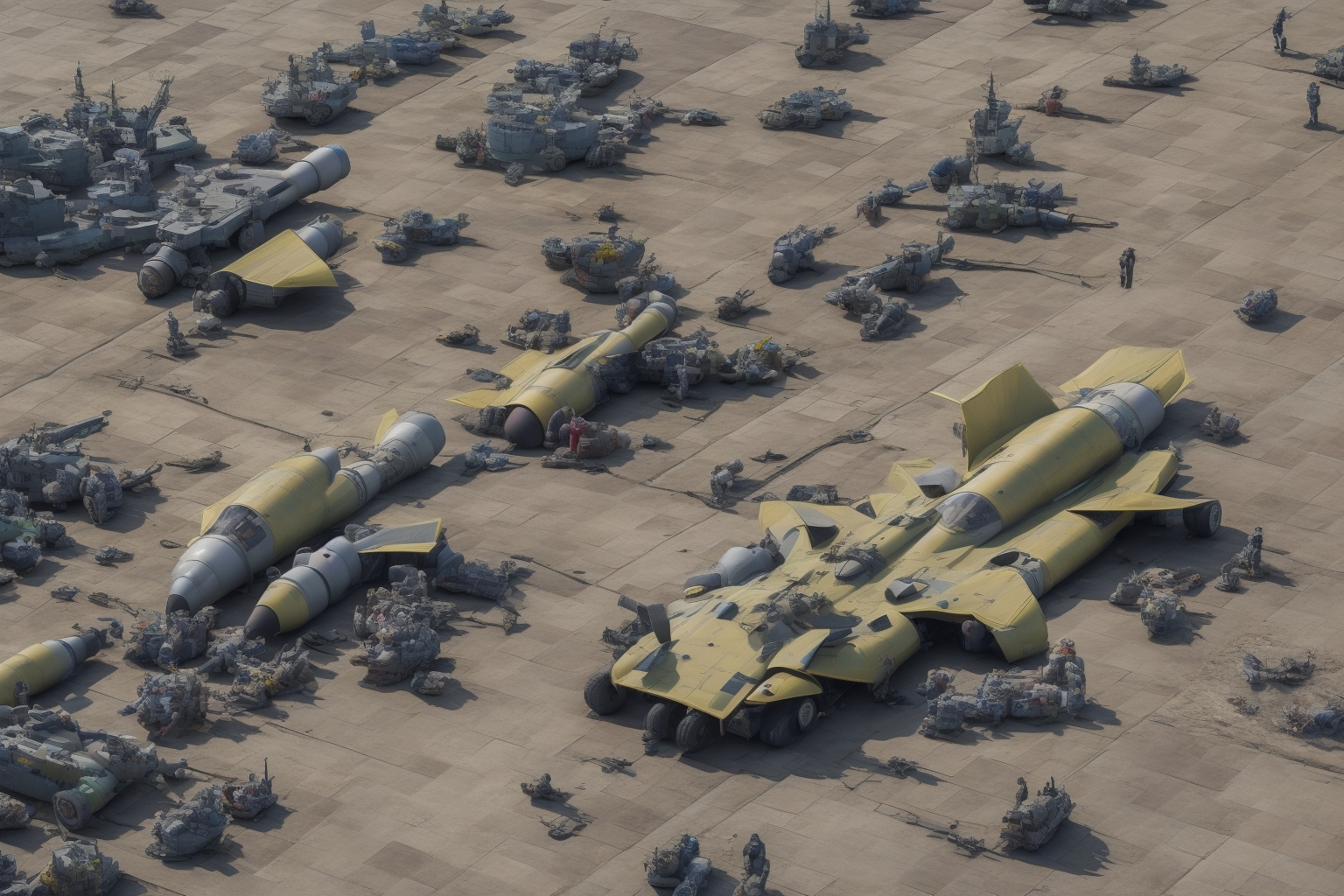 AI illustration of This initiative focuses on enhancing cooperation in defense, particularly in unmanned aerial vehicle development, leve...