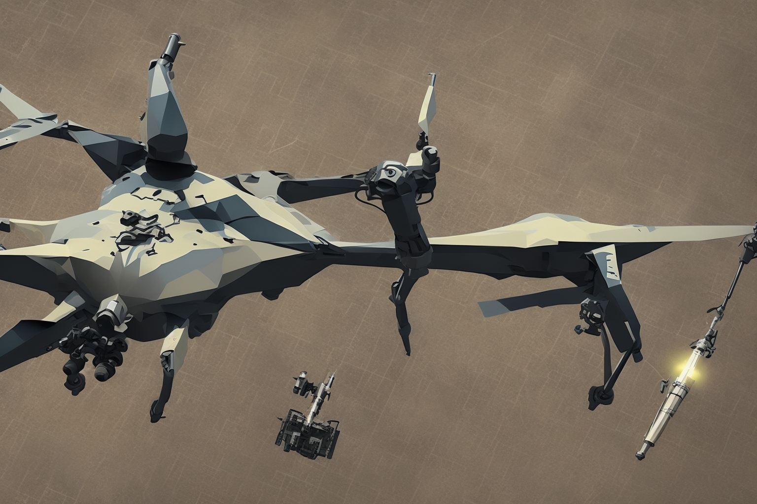 AI illustration of New data from Ukraine's GUR identifies 19 additional companies involved in the production of Russian drones. The updat...