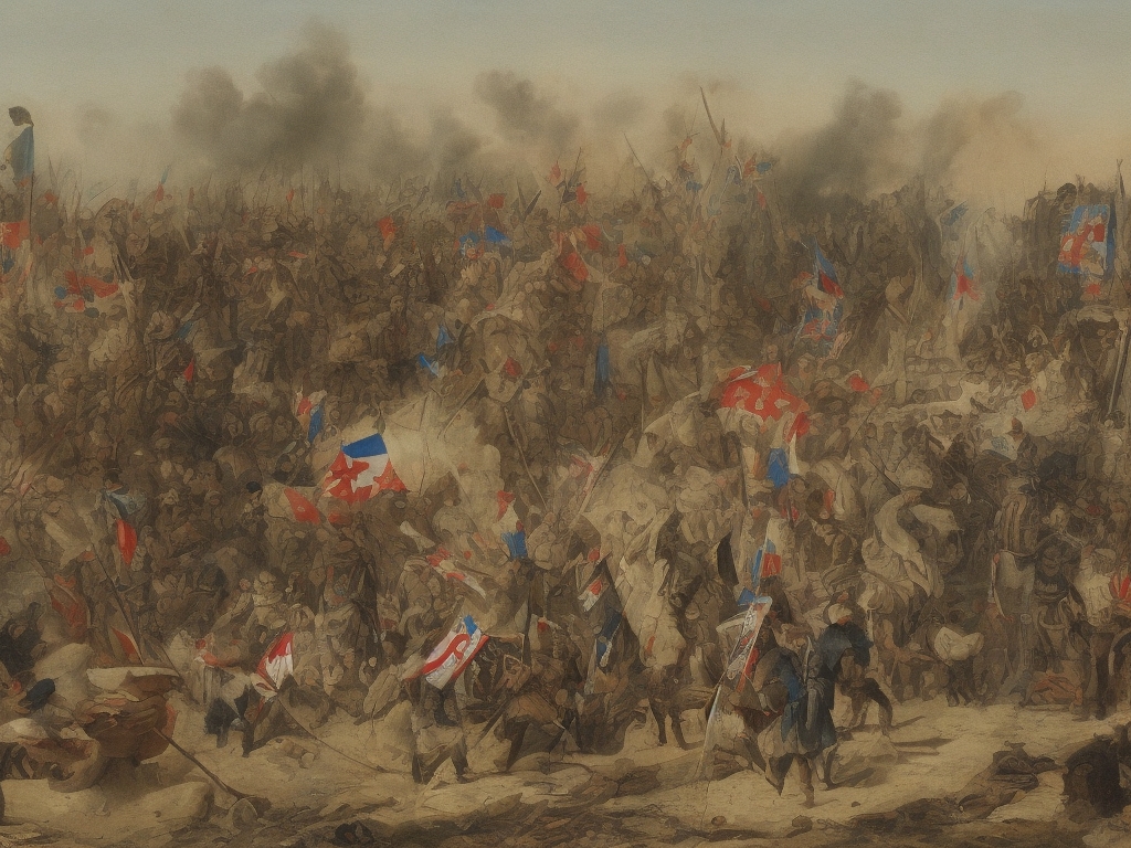 AI illustration of Ukrainian troops are fiercely defending Myrne, Bilohiria, and Luhivske from Russian advances. No territorial gains hav...