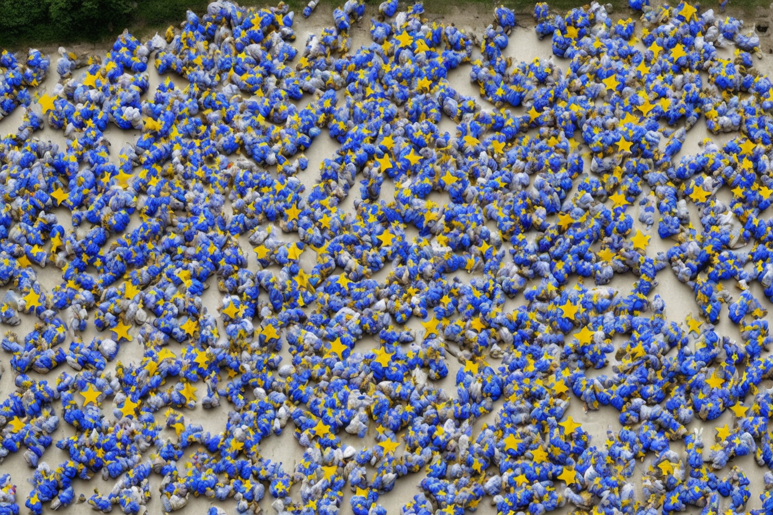 AI illustration of This recent decision indicates a cautious approach by EU member states toward Ukraine’s membership amid complex securi...