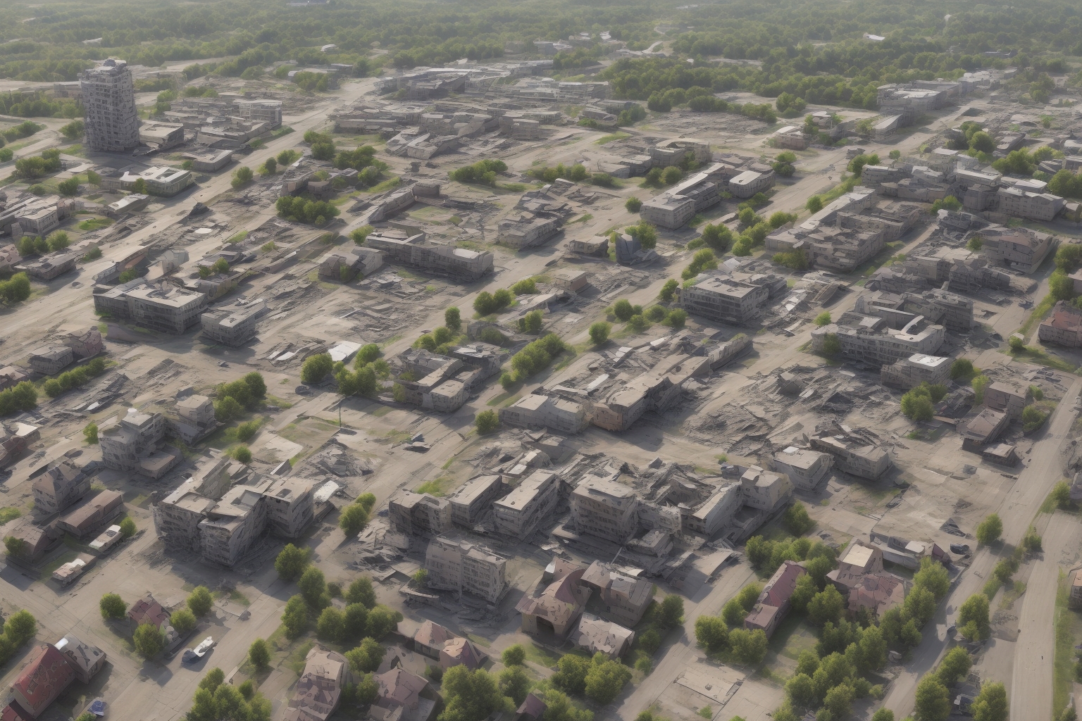 AI illustration of Recent shelling in Dnipropetrovsk has led to the death of an elderly woman and left another man injured. The violence...