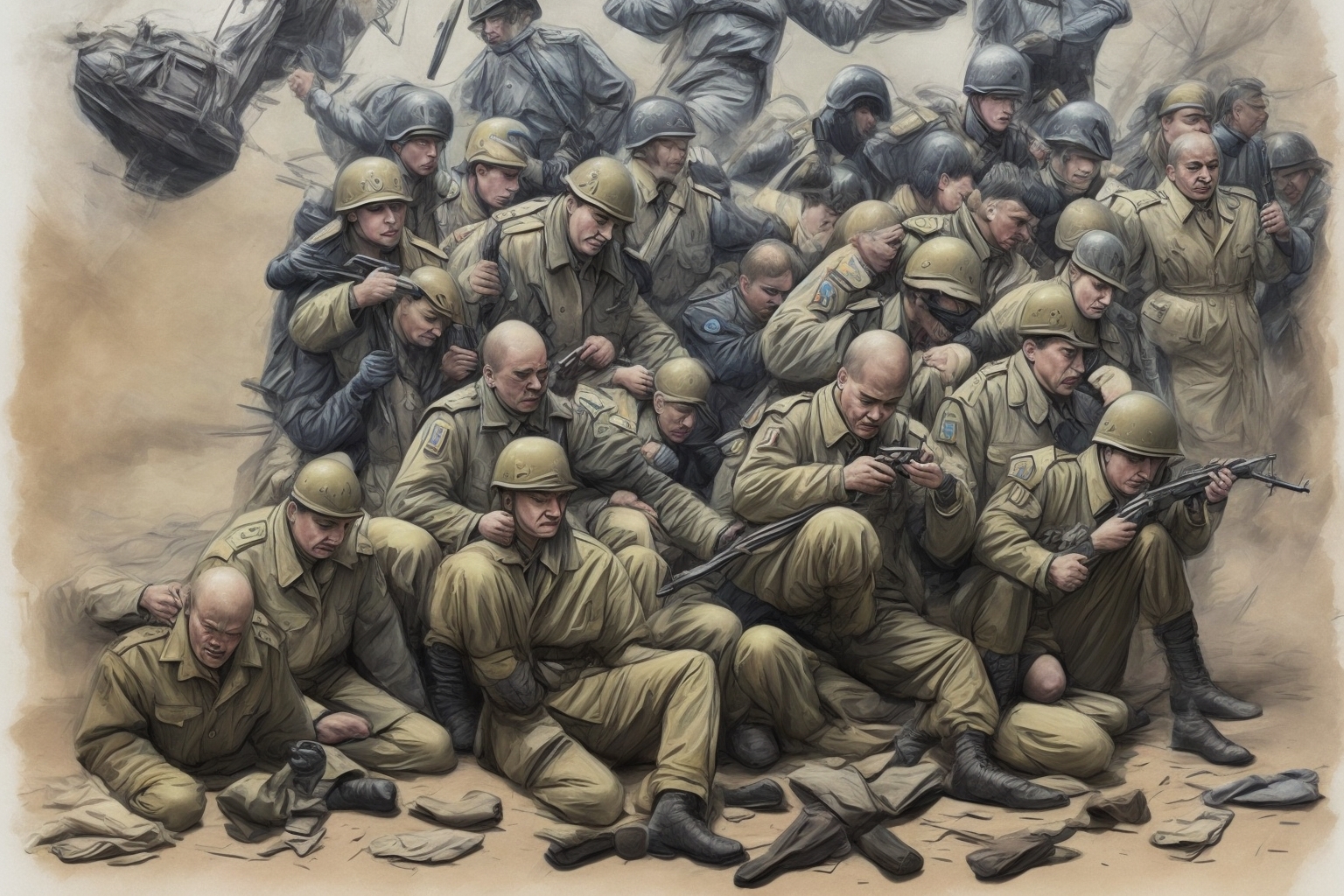 AI illustration of Chornobai was convicted of promoting anti-Ukrainian sentiments and supporting the aggressor. Her actions sparked publi...