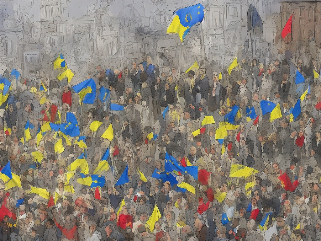 AI illustration of President Volodymyr Zelensky has signed a law that ratifies the renewal of an agreement between Ukraine and the Europe...