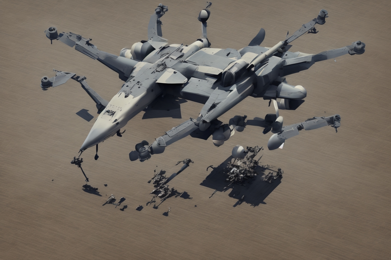 AI illustration of Ukrainian air defense units intercepted 117 drones and one missile during a Russian assault, reflecting the ongoing ae...