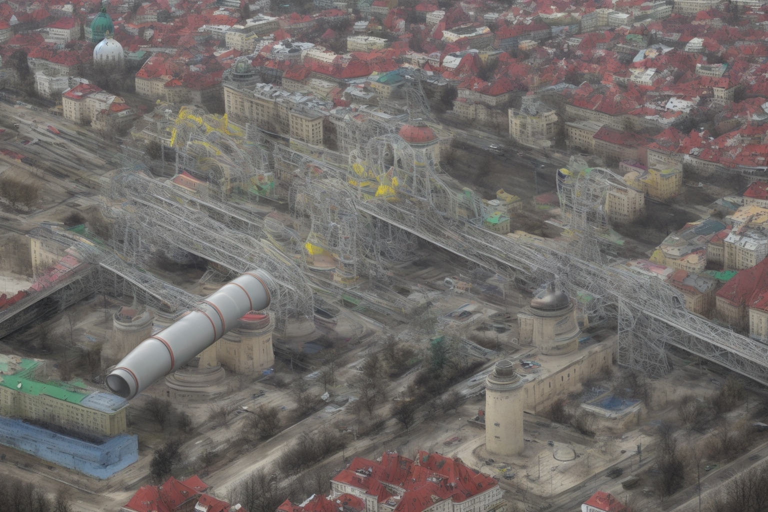 AI illustration of The Ukrainian Foreign Ministry has formally opposed the planned visit of a Hungarian delegation, citing rising tension...