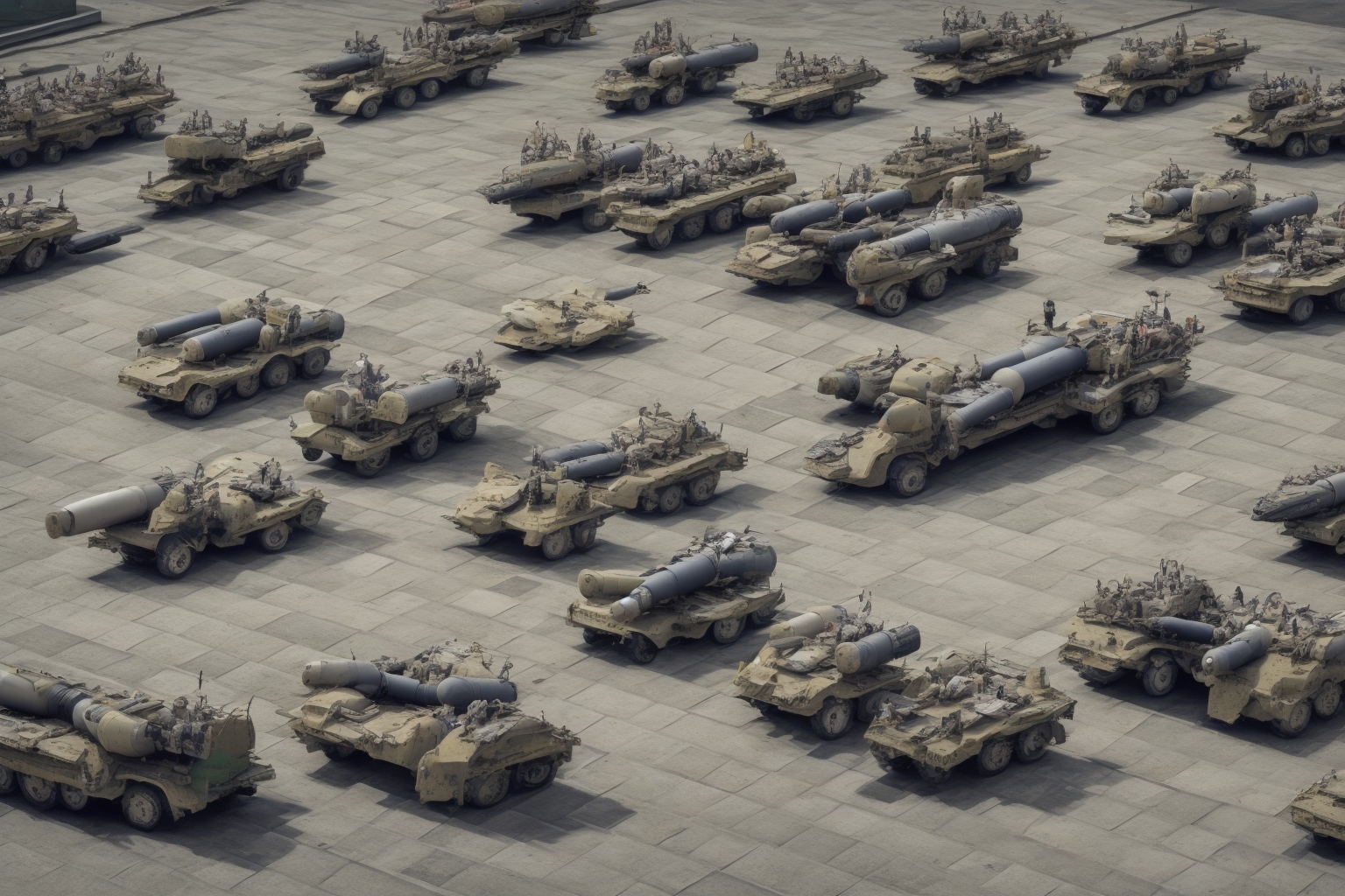 AI illustration of Gustav Gressel, an Austrian military expert, has proposed a 'ring exchange' strategy involving Germany and the UK to r...