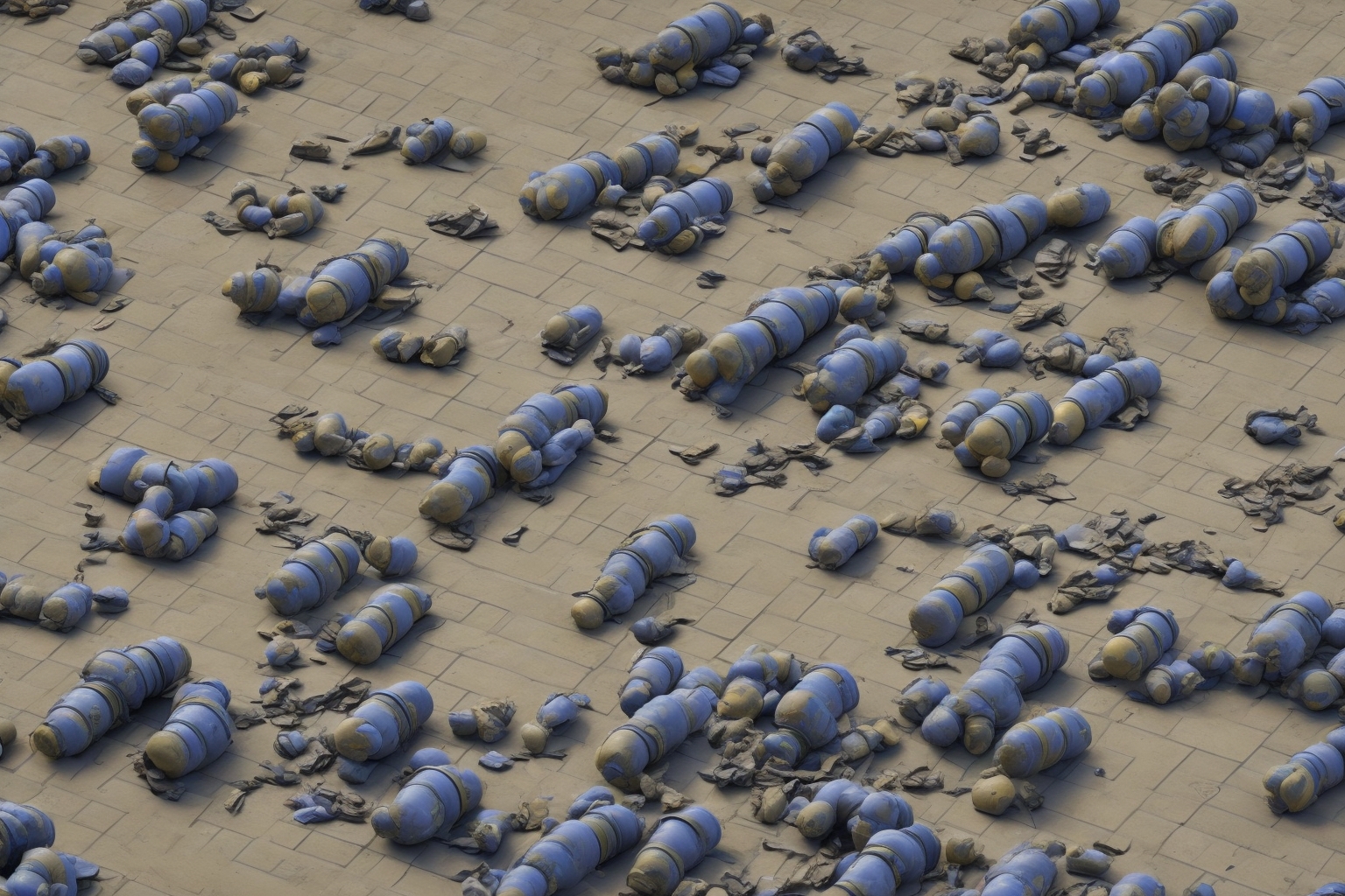 AI illustration of Ukraine's delegation has accused Russia of systematic chemical weapons usage, reporting over 12,500 incidents. The cla...