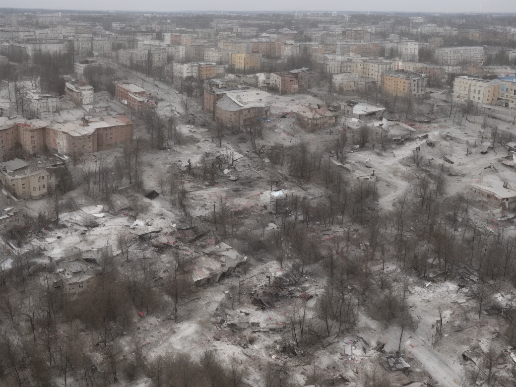 AI illustration of The Ukrainian military has successfully struck the Saratov Oil Refinery, aiming to disrupt essential fuel production f...
